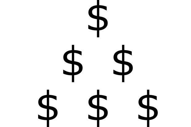 Ponzi scheme schematic