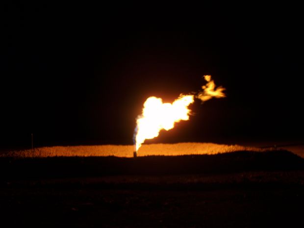 Natural gas flaring 
