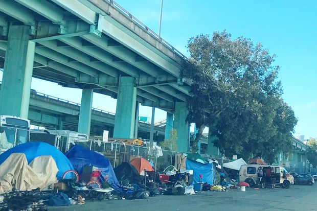 Homeless tents in San Francisco.